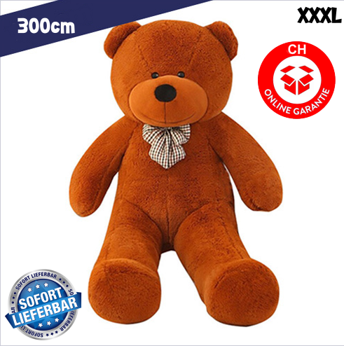 Riesen Gigantischer Teddy Bär Teddybär Plüsch Ted XXXL Bär Plüschbär 300cm 3m Super Geschenk Neu