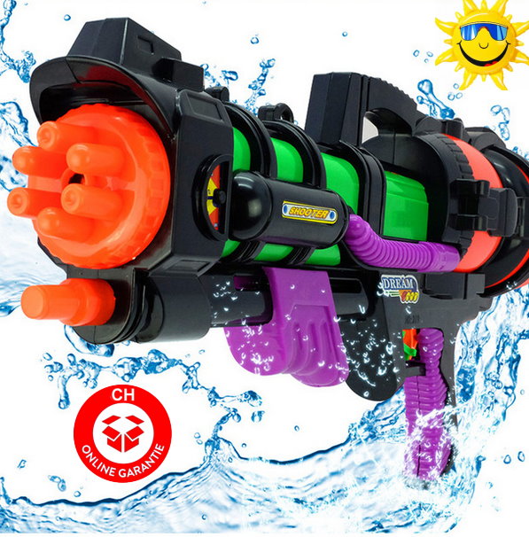 Wassergewehr Wasserpistole XXL ca. 60cm 1.2L Tank Spielzeug Wasser Pistole Kind Sommer Wasserspielzeug Toy