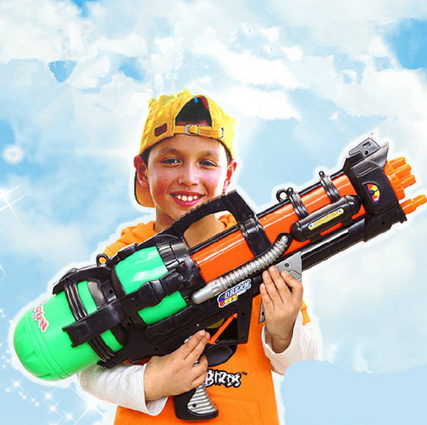 Wassergewehr Wasserpistole XXL ca. 60cm 1.2L Tank Spielzeug Wasser Pistole Kind Sommer Wasserspielzeug Toy