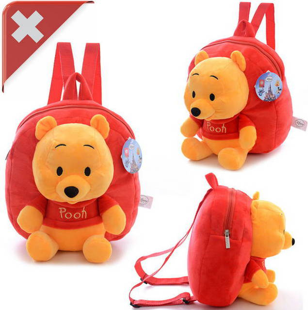  Disney Winnie the Pooh Pu der Bär Kind Kinder Plüsch Rucksack Fan