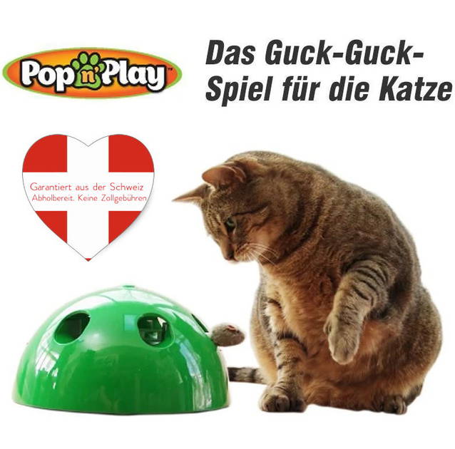  Pop Play Interaktives Katzenspielzeug Katzen Spielzeug Zuhause Unterhaltung bekannt TV Werbung