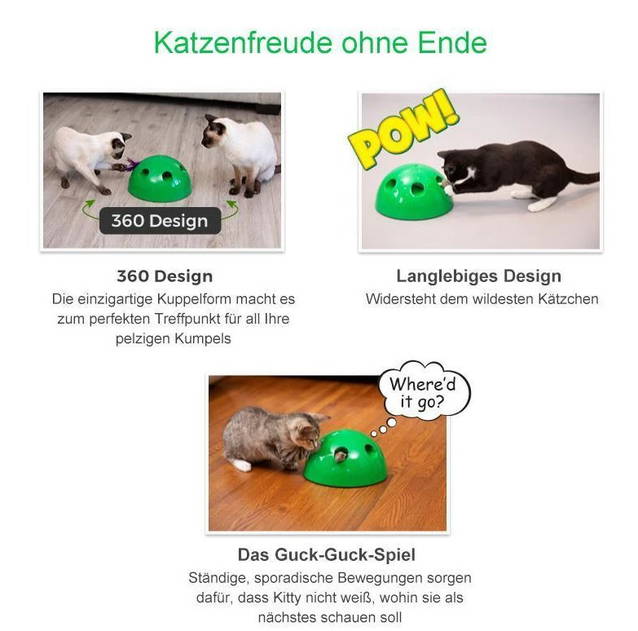  Pop Play Interaktives Katzenspielzeug Katzen Spielzeug Zuhause Unterhaltung bekannt TV Werbung