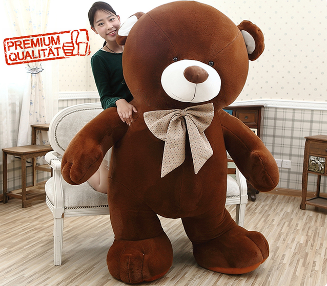  Riesen XXL Teddybr Stofftier 2.1m Br Plsch Plschtier XXL Geschenk Kind Kinder Sss Plschteddy Plschbr Teddy Ted