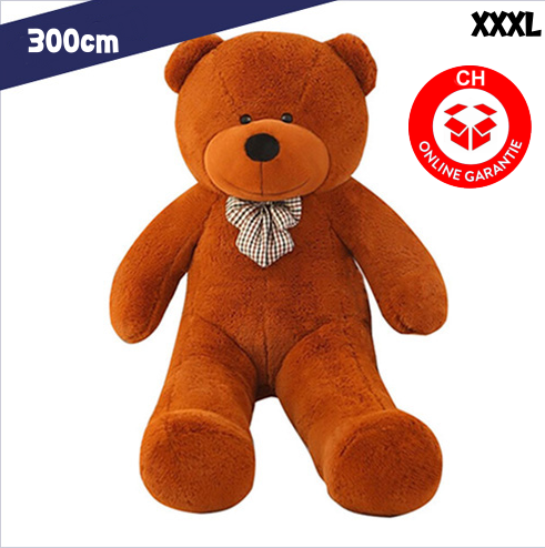  Teddybr XXXL 300 cm Teddy Br Plschbr Kuschel Tier Plschtier Geschenk Kind Kinder Freundin Geburtstag Valentinstag Weihnachten