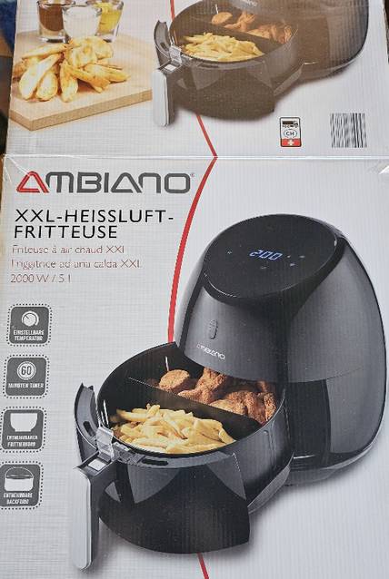 Ambiano Heissluft Fritteuse 