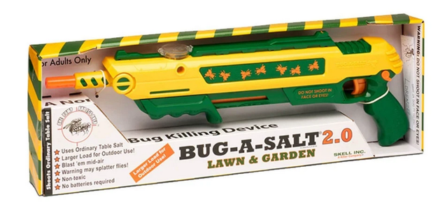 BUG-A-SALT 2.0 LAWN & GARDEN Salz Gewehr Fliegen Salzgewehr Salzpistole Flinte Insekten Gadget / Neu Schweiz