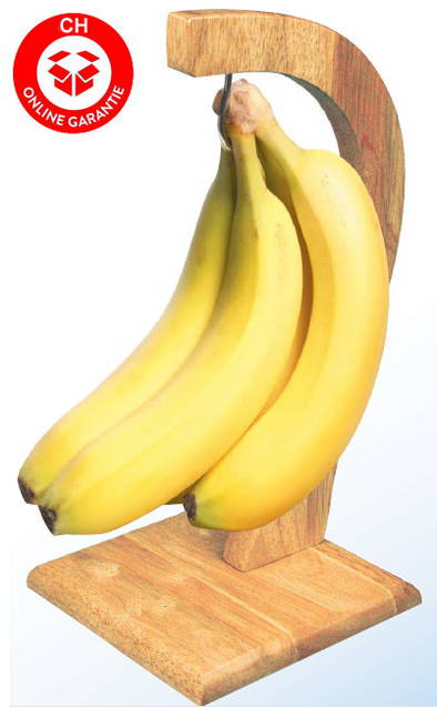 Bananen Frucht Obst Halter Bananenständer Bananenhalter Gemüse Ständer Halt Holz