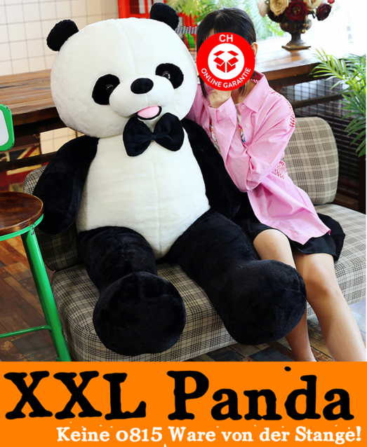 Hochwertiger XXL Panda Br Pandabr Plschbr Schwarz Weiss Teddy 150cm Geschenk Kind Kinder Frau Freundin 1.5m / Neu Weihnachten