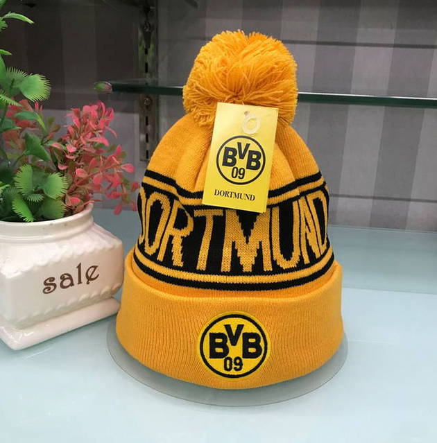Borussia Dortmund BVB Beanie Cap Mütze Winter Schwarz Gelb Fan Fanshop 2 Farben