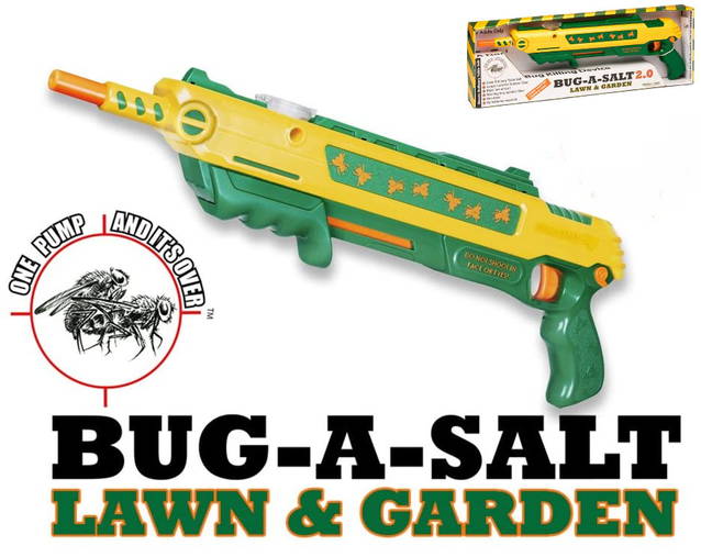 Bug-A-Salt Lawn & Garden 2.0 Salz Insekten Fliegen Gewehr Flingengewehr Flinte - ungiftiger Weg USA HIT Jagd Sommer Mnner Spielzeug Garden Rasen