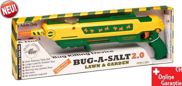 Bug-A-Salt Lawn & Garden 2.0 Salz Insekten Fliegen Gewehr Flingengewehr Flinte - ungiftiger Weg USA HIT Jagd Sommer Männer Spielzeug Garden Rasen