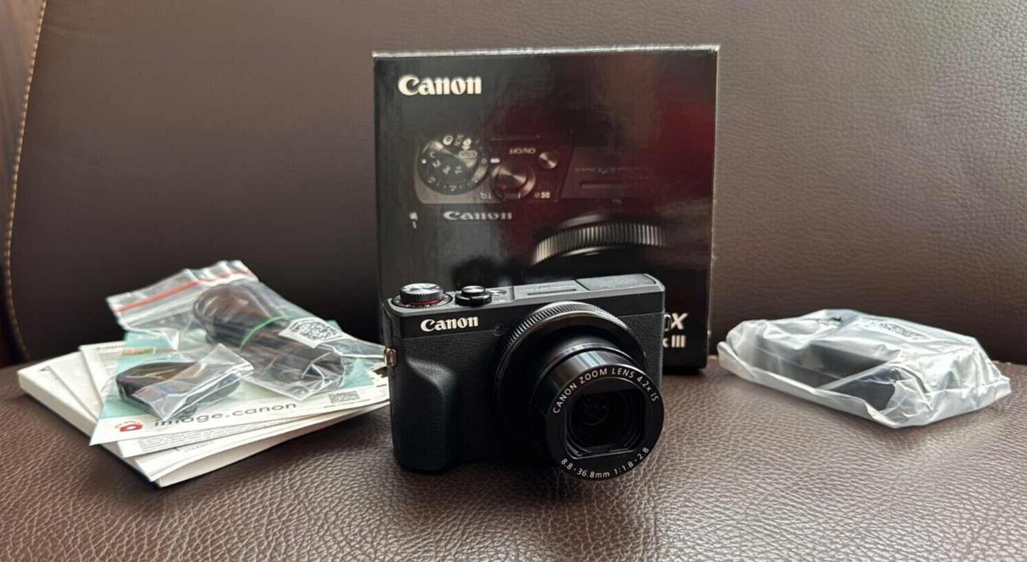 Canon PowerShot G7X Mark III, Schwarz