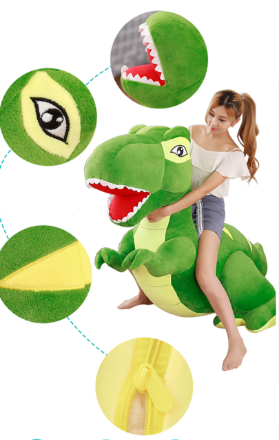 Dinosaurier Plsch Plschtier Plsch Dino XXL 210cm Geschenk Kind Kinder Neu Grn Plschdino Dinosaur T-Rex