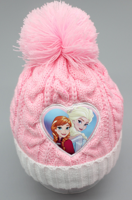 Disney Frozen - Die Eiskönigin Elsa und Anna Winter Mütze Strickmütze Cap Kappe Schal Handschuhe Beanie Kappe Mütze Mädchen Set Fan Accessoire 