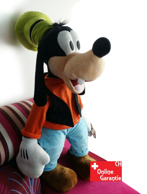 Disney Goofy Plüsch XXL Plüsch Puppe Plüschtier Plüschfigur Plüsch Goofy Mickey 75cm Geschenk Kind Kinder