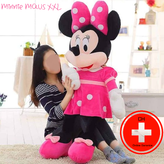 Disney Minnie Maus Plsch Tier Plsch XXL 130 cm Geschenk Mdchen Pink