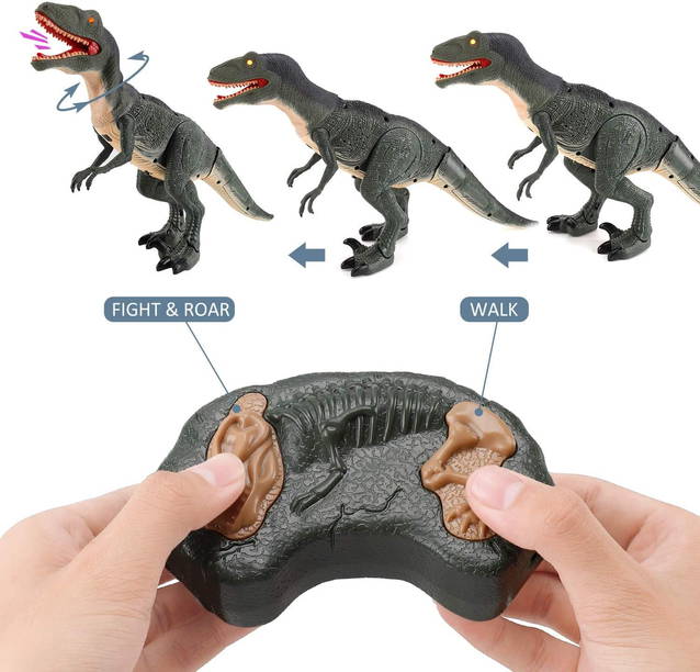 Ferngesteuerter Velociraptor RC Raptor Infrarot Spielzeug Kind Kinder Dinosaurier Dino Park Jurassic Geschenk Kind Kinderzimmer Weihnachten