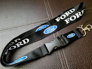 Ford Schlüsselanhänger Schlüssel Anhänger Band Schlüsselband Schwarz