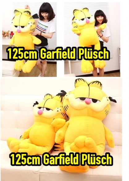 Riesen Garfield Plschtier Plsch Katze 125cm XXL Geschenk zu verkaufen Geschenk Frau Kind Freundin