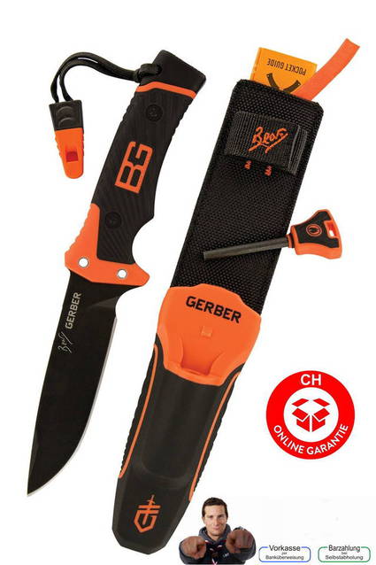 Gerber Bear Grylls Ultimate Pro Fixed Blade Messer Outdoor Jagd Survival berleben bekannt aus dem TV DMAX