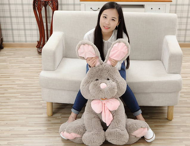 Grosser Plsch Hase Plschhase Hschen Bunny Geschenk Ostern Kinder Freundin 120cm XXL Hasli Hasu