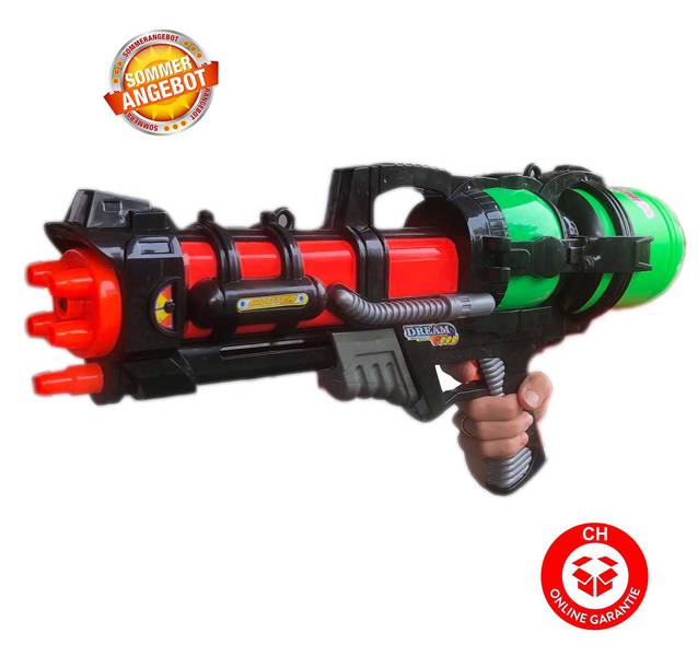 Grosses Wassergewehr / Wasserpistole mit Grossen 1200ml Tank / Behlter Spielzeug Kinder Sommer