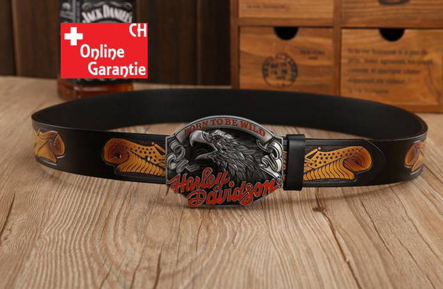 Harley-Davidson Fan Harley Biker Gurt Grtel Adler Grtelschnalle Fan 