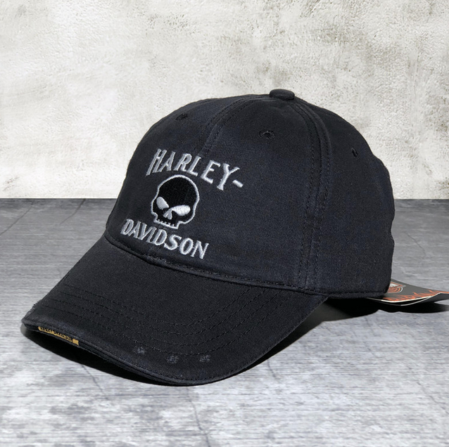 Harley-Davidson Harley Cap Fan HD Schwarz Biker Kappe Baseball Mütze