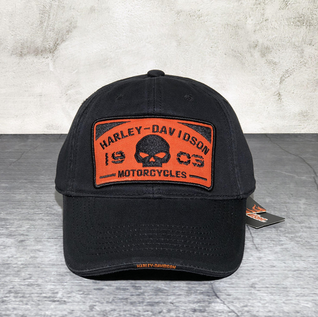 Harley Fan Cap Harley-Davidson Kappe Mütze Totenkopf Skull Neu mit Etikett 