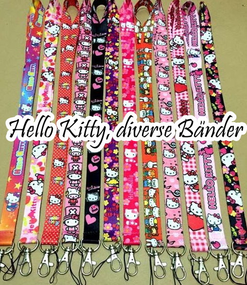 Hello Kitty Hellokitty Katze Schlssel Anhnger Schlsselband Mdchen Geschenk Pink Rosa