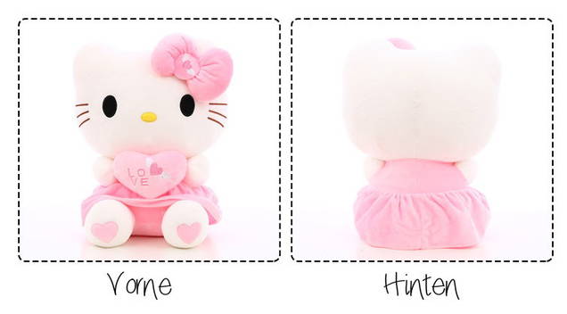 Hello Kitty Helloklitty Plüschtier Katze Pink Rosa XL 70cm Mädchen Kind Geschenk Love Liebe Herz Herzig Süss Schweiz Geschenkidee Mädchen Girl