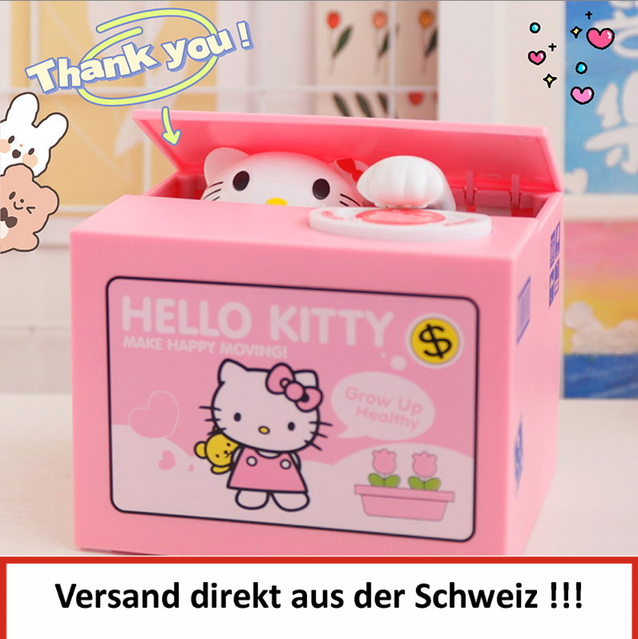 Hello Kitty Sparschwein Hellokitty Cat Mnz Mnzen Spardose Geld Sparen Geschenk Mdchen