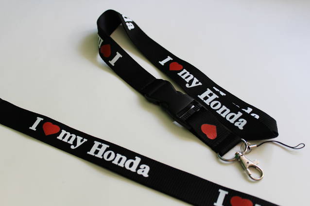 Honda Fan I Love You Honda ILY Schlüssel Anhänger Schlüsselanhänger Schlüsselband Fan Anhänger Fanshop Geschenk