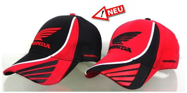 Honda Cap Kappe Mtze Fan Motorrad Biker 2 Farben Baumwolle Racing