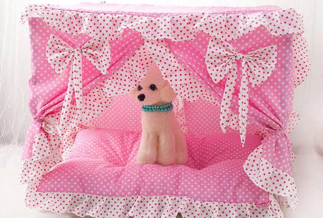 Hunde Katzen Bett Hundebett Katzenbett Hundehaus Katzenhaus Tier Bett Pink Blau
