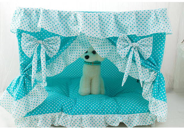 Hunde Katzen Bett Hundebett Katzenbett Hundehaus Katzenhaus Tier Bett Pink Blau