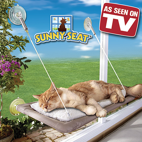 Katzenliege Fensterliege Sunny Seat Katze Bett Liege TV Hit Werbung Indoor