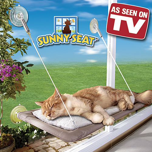 Katzenliege Fensterliege Sunny Seat Katze Bett Liege TV Hit NEU