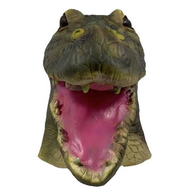Krokodil Maske Alligator Latex Fasnacht Halloween Party Tiermaske Erwachsene