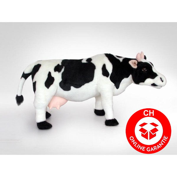 Kuh Plsch Milchkuh Schwarz Weiss Schwarzweiss XXL 70cm Geschenk Deko Schweiz Milch