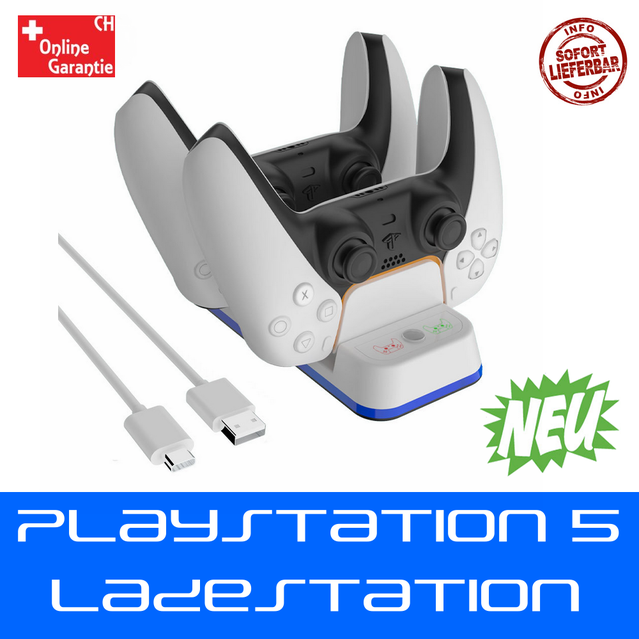 Ladestation Sony Playstation 5 PS5 Controller DualSense Gamepad PS Gaming Spielkonsolen Zubehr Neuheit