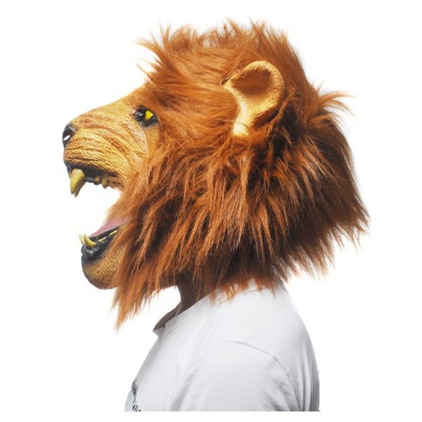 Löwen Löwe Maske Tiermaske Halloween Fasnacht Party