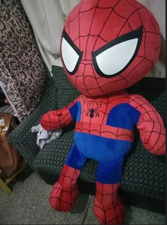 Marvel Spiderman Spider-Man Plüsch Stofftier Plüsch Avenger Avengers Superheld XXL 100cm 1m Geschenk Kind Weihnachten