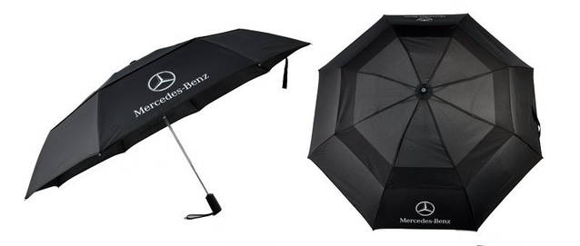 Mercedes-Benz Fan Regenschirm Regen Taschen Schirm Benz Schwarz Geschenk