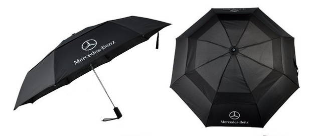 Mercedes-Benz Fan Regenschirm Regen Taschen Schirm Benz Schwarz Geschenk Accessoire Auto