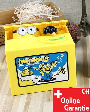 Minions Geld Minion Sparbox Spardose Sparschein Geschenk Kinder Mnzen Sparen