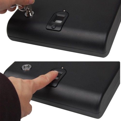 Mobiler Mini Tragbarer Safe Fingerabdruck Stahl Tresor Sicherheit Gewehr Schmuck