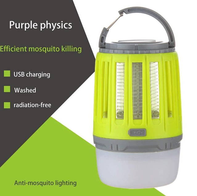 Moskito Mücken UV Lampe Insekten Killer Vernichter Insektenvernichter Camping Beleuchtung Garten Zuhause Openair Festival Sommer USB Gadget