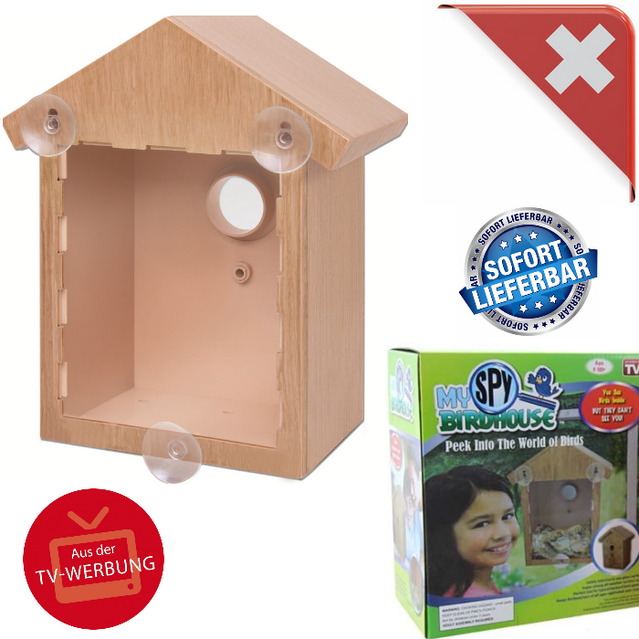 My Spy Birdhouse Mein Spion Vogelhaus Vogel Vögel Haus Nest Nester bekannt aus TV Kind Kinder