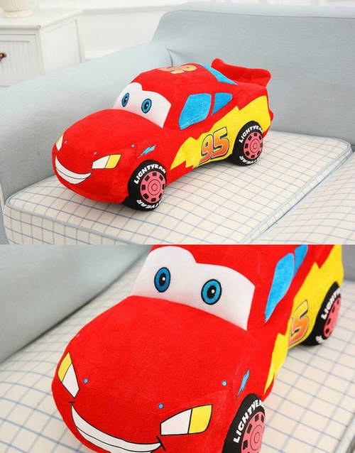 Disney Cars Lightning McQueen Plüsch Figur Auto Stofftier 55cm Grosses Plüschtier Geschenk Kinder Kinofilm